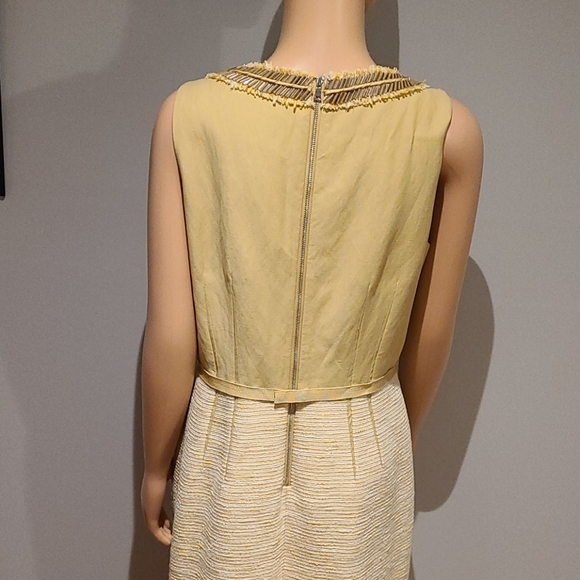 Elie Tahari textured sheath dress size 10 - Picture 7 of 8